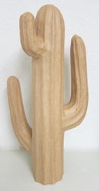 Pappmache-Figur Kaktus 30x15x61cm